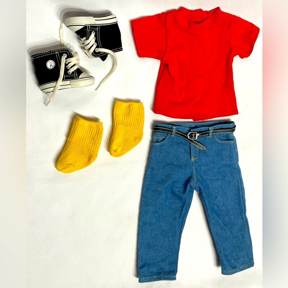 VINTAGE American Girl Basic Jeans Outfit Girl of Today Retired Pleasant Company - Picture 1 of 4